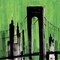 Green Cityscape Poster Print by Paul Brent - Item # VARPDXBNT072
